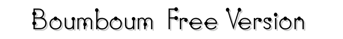 BoumBoum (Free version) font